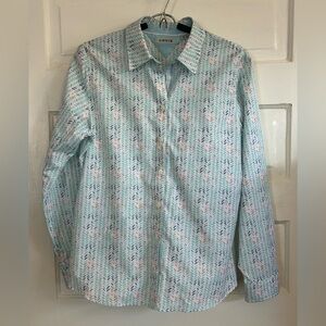 NWOT Orvis Multicolor Patterned Shirt, size 12